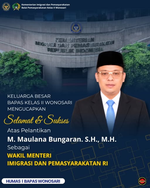 SELAMAT DAN SUKSES BAPAK WAMEN